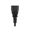 Monoprice SJT Extension Cord, 16 AWG, Indoor, 16/3, 1 Outlets, IEC 60320 C13, Black, IEC 60320 C14, 10 ft 6454 - alternate 6